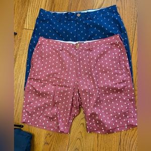 J Crew factory Gramercy shorts bundle of 2.‎ Size 36